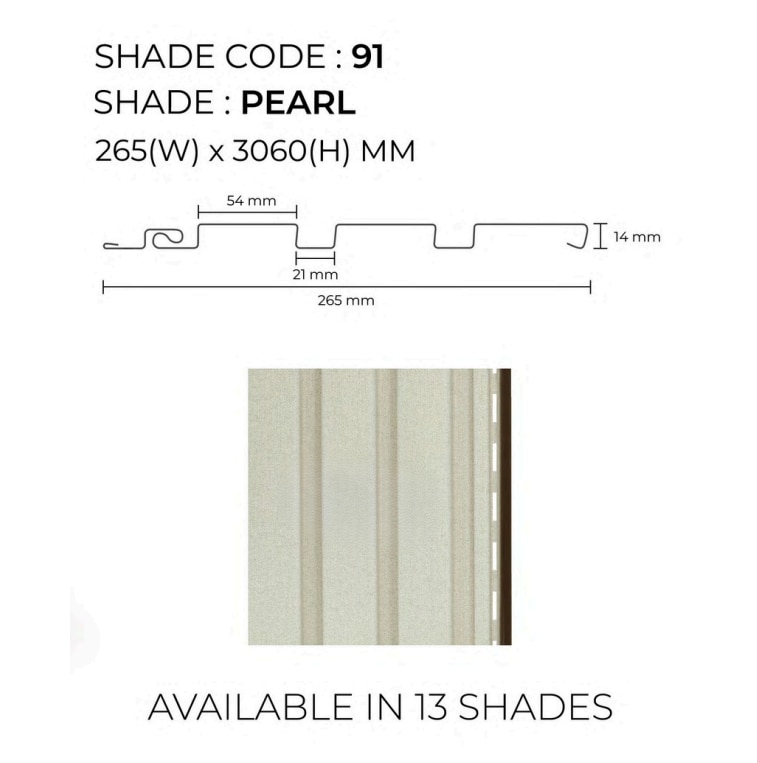 PARE LOUVERS PANEL (PEARL) - 10 Feet image 2