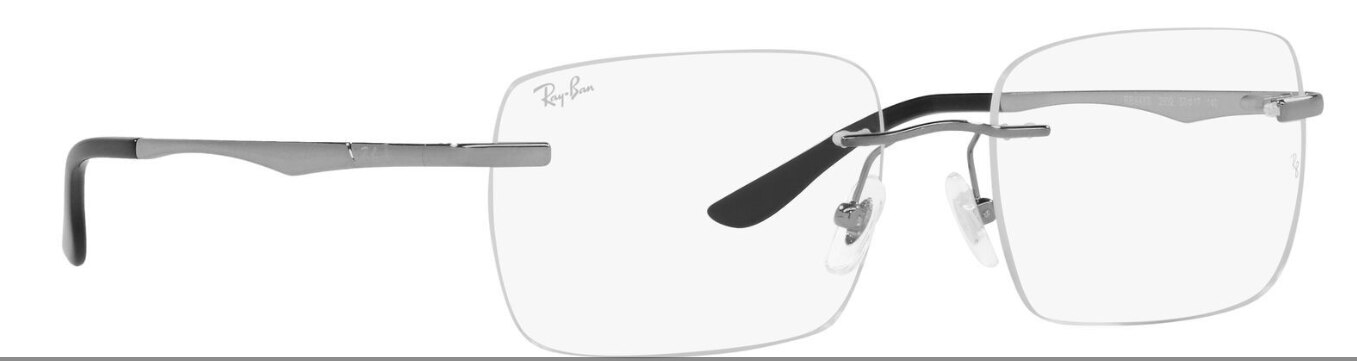 Ray-Ban RX6483I 2692 5 Metal Unisex Optical Frame - Gunmetal / Gold image 2