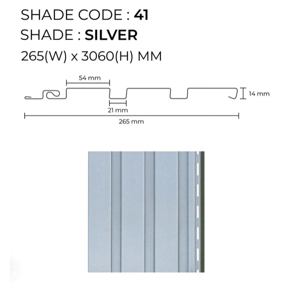 PARE Louver Panel (Sliver)-10 ft image 2