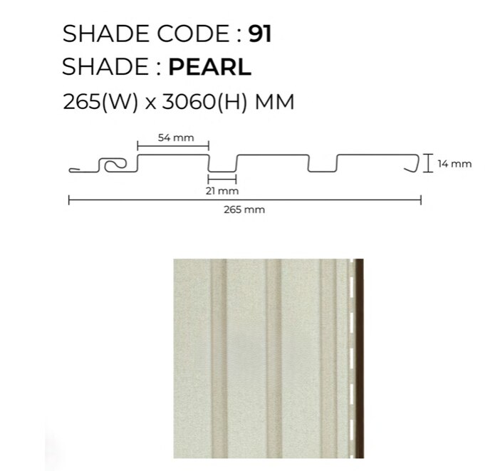 PARE Louver Panel (Statuario )-10 ft image 2