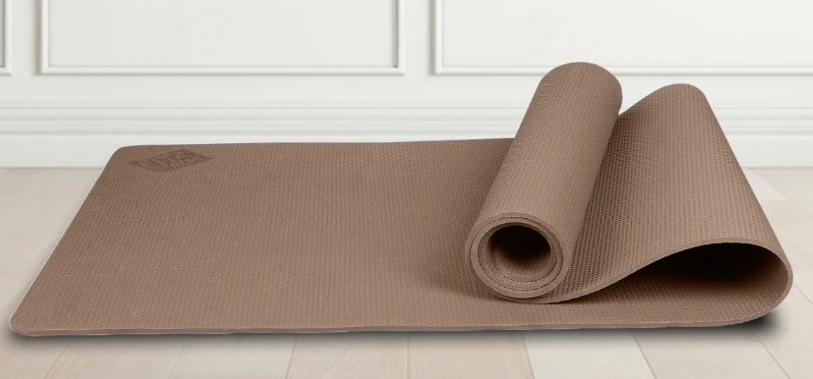 Economy Yoga Mat 4MM - Assorted colour image 4