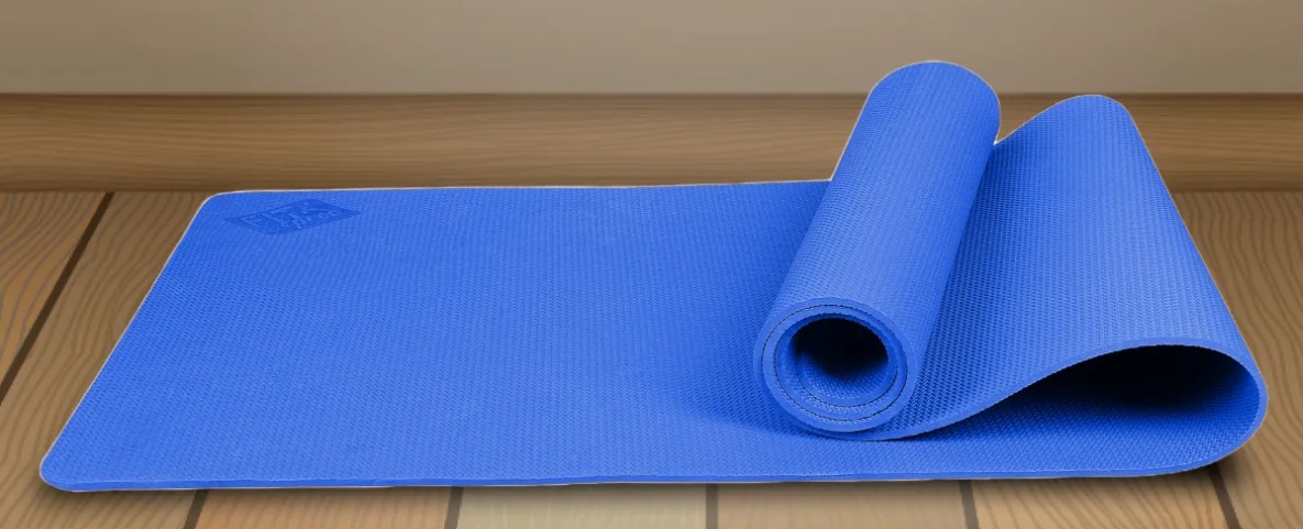 Economy Yoga Mat 4MM - Assorted colour image 3