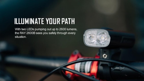 MAGICSHINE RAY 2600B FRONT LIGHT WITH REMOTE (2600 LUMENS) image 8