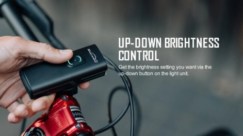 MAGICSHINE RAY 2600B FRONT LIGHT WITH REMOTE (2600 LUMENS) image 5