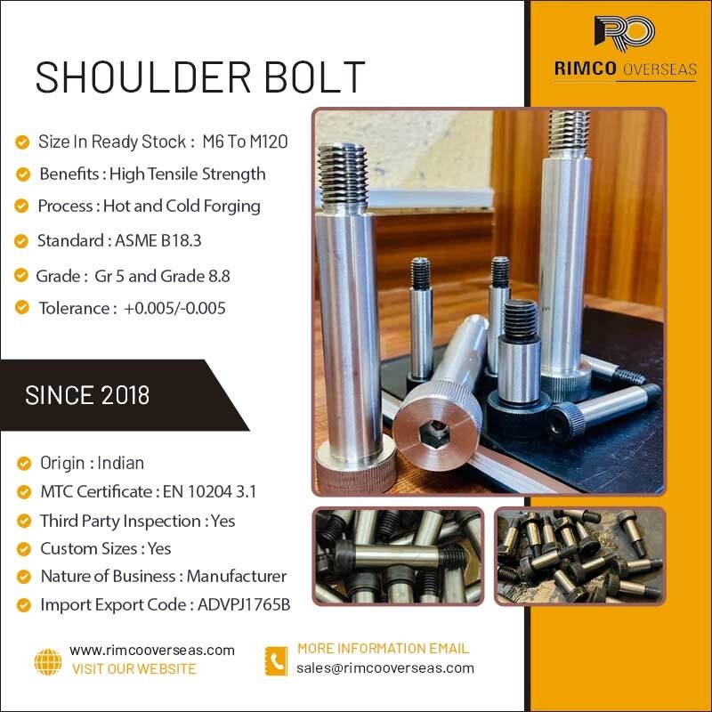 STAINLESS STEEL 316 ISO 7379 Shoulder Screw image 2