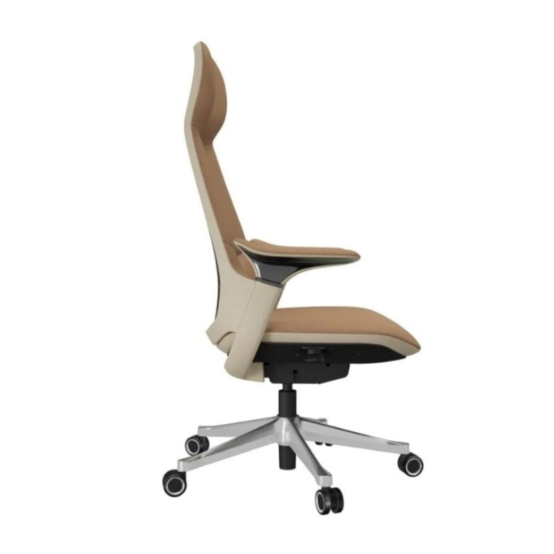 Swan Executive Office Chair | Ergonomic High Back PU Leatheritte Office Chair for Long Sitting image 5