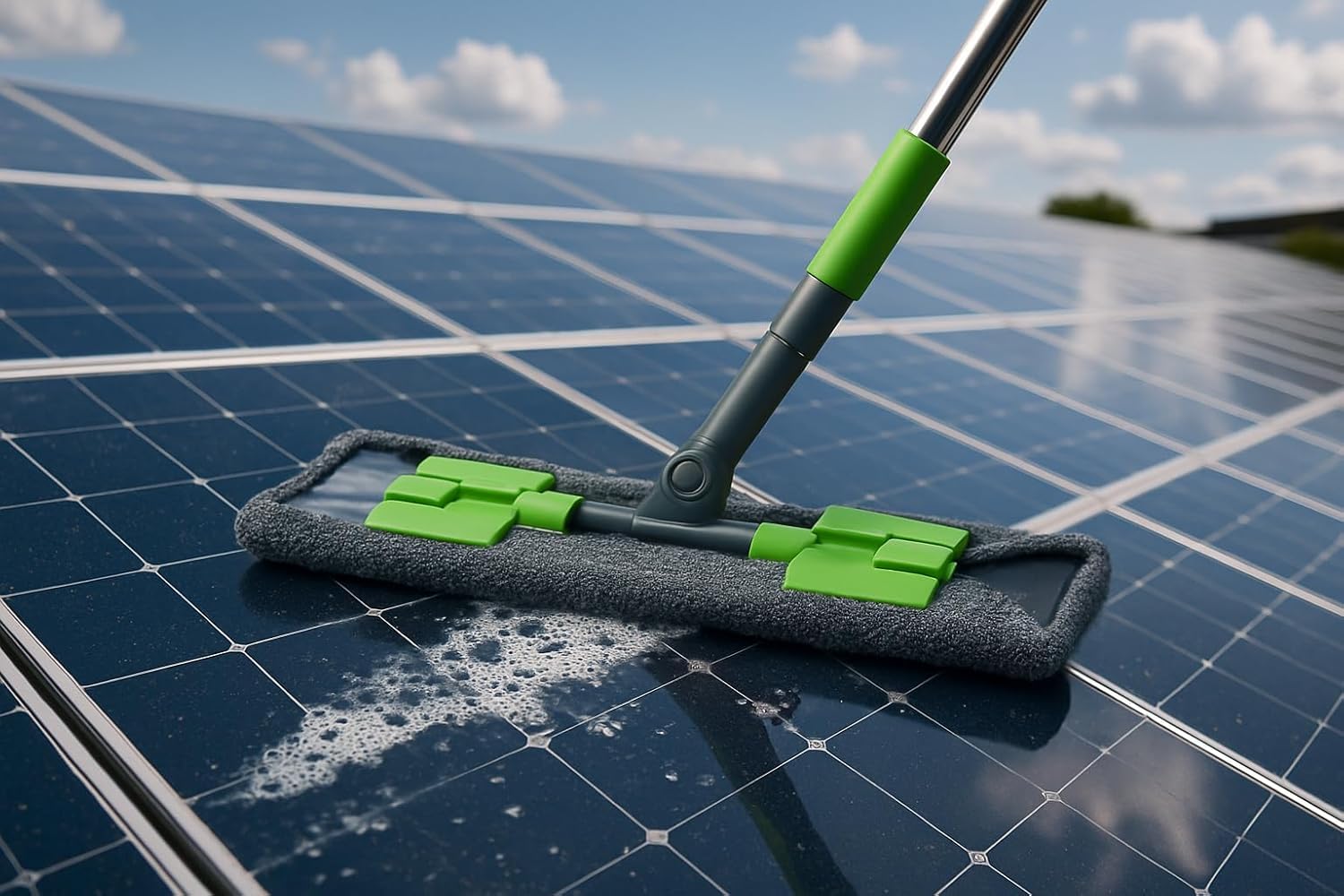 Solar Panel Cleaning Equipment Mop for Efficient Power Output image 2