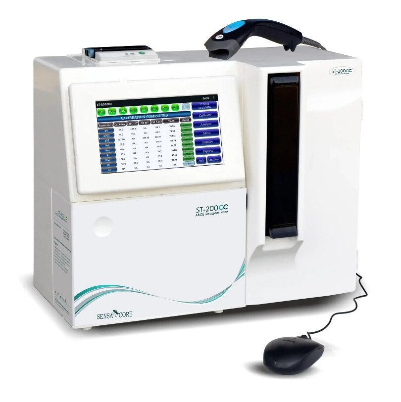 Sensa Core ST-200 CC ABGE Blood Gas Analyzer image 2
