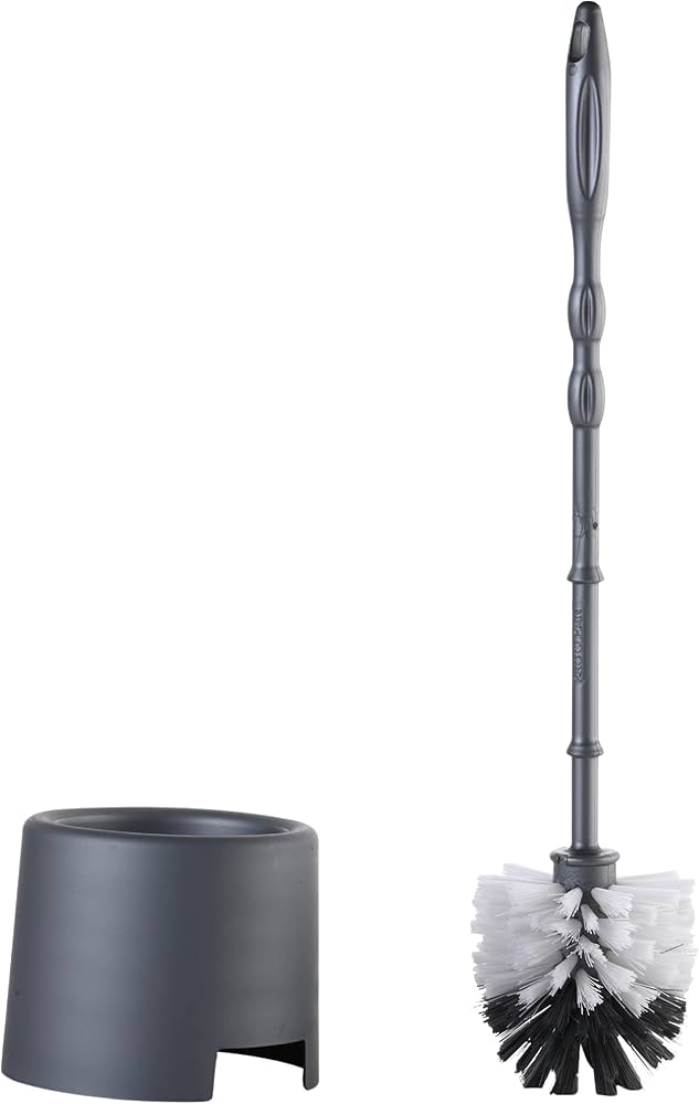 Toilet Brush with Holder Stand – Hygienic Deep WC Cleaning Solution image 3