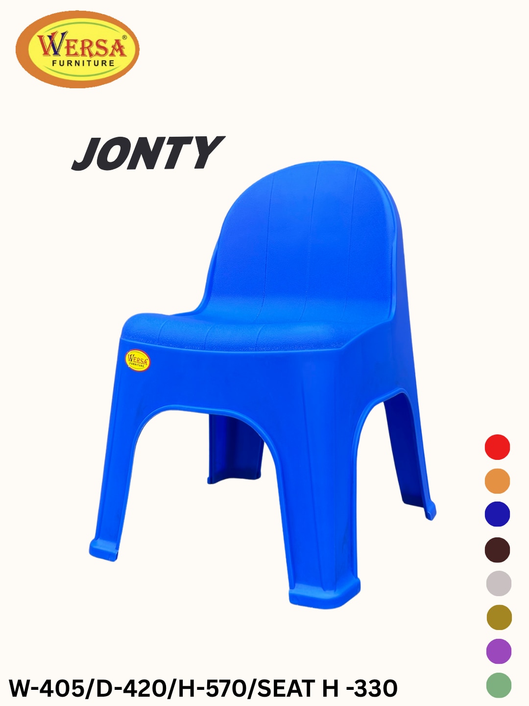 WERSA JONTY Plastic Kids Chair image 7