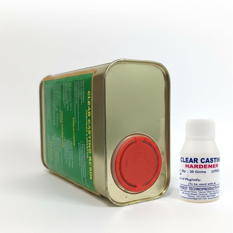 Casting Resin 1kg with Hardener | Strong & Durable Resin for Casting image 3