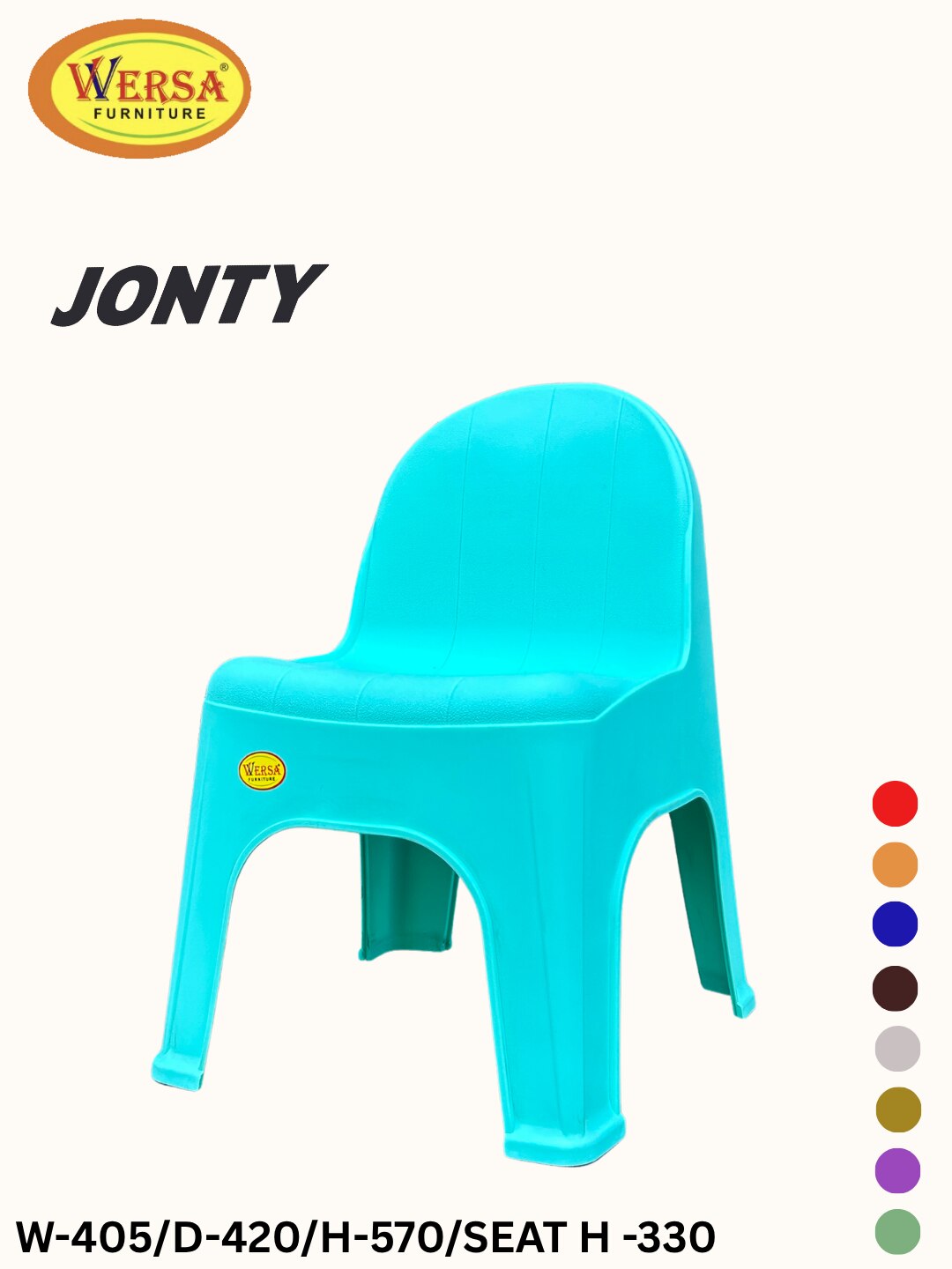 WERSA JONTY Plastic Kids Chair image 8