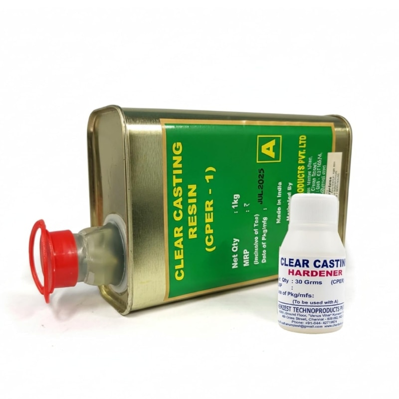 Casting Resin 1kg with Hardener | Strong & Durable Resin for Casting image 2