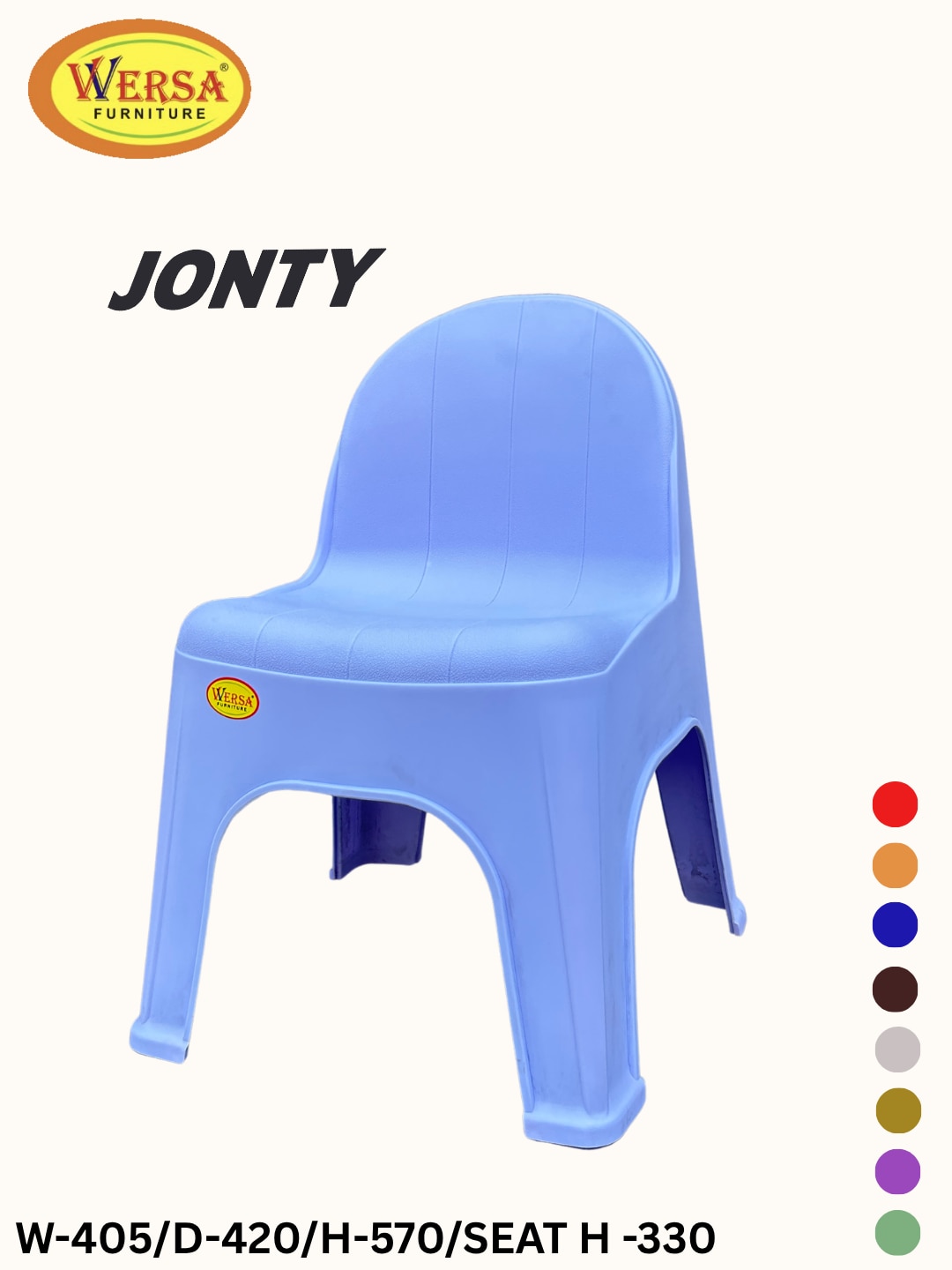 WERSA JONTY Plastic Kids Chair image 4