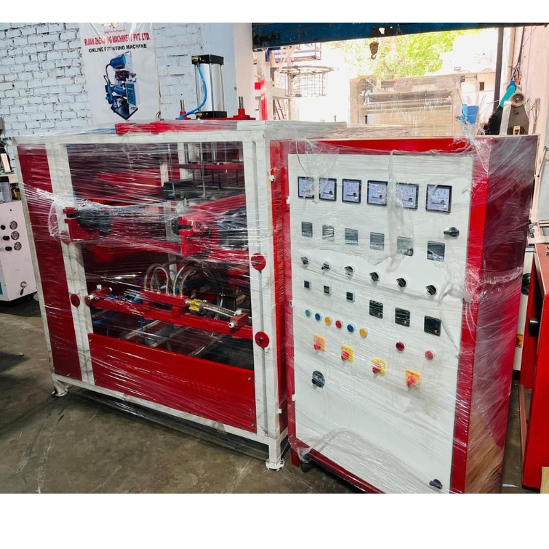 Semi-Automatic Plastic Glass Making Machine in disposable Glass Making ...