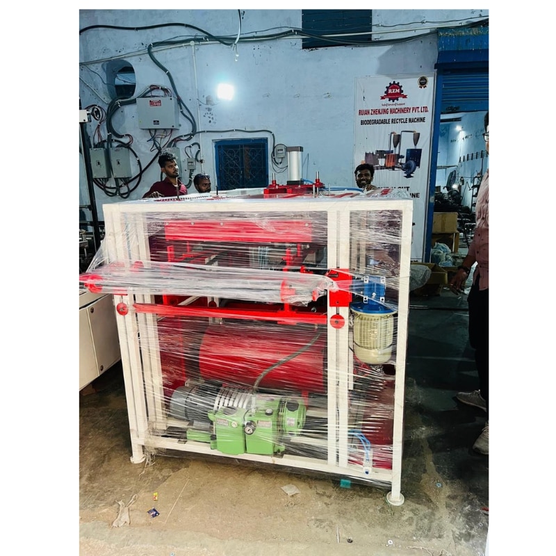 Semi-Automatic Plastic Glass Making Machine in disposable Glass Making ...