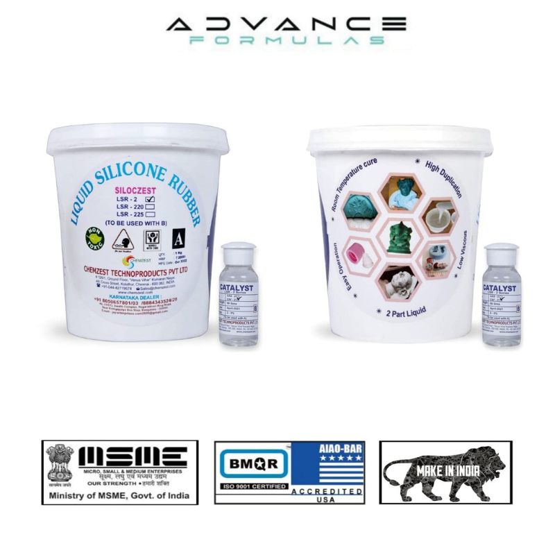 LSR 2 Liquid Silicone Rubber For Mold Making 1kg Pack image 3