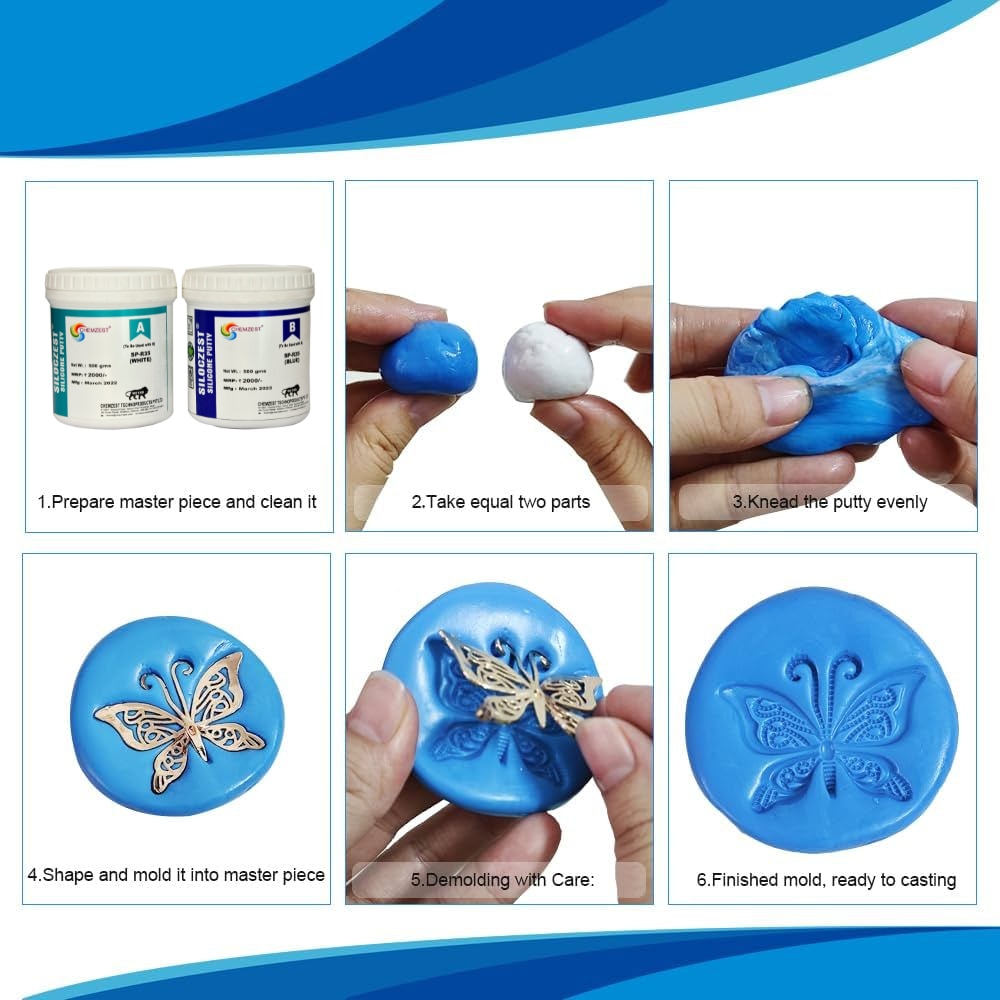 SILICONE PUTTY - 300 grm Pack image 2