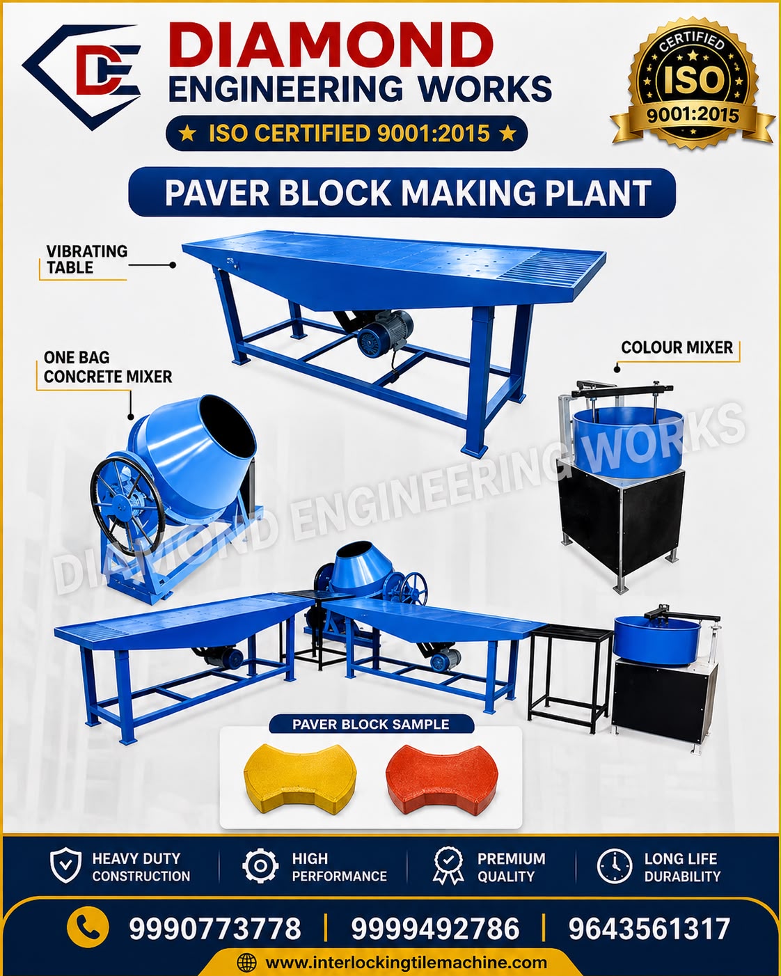 Paver Block Vibration Table Machine image 3