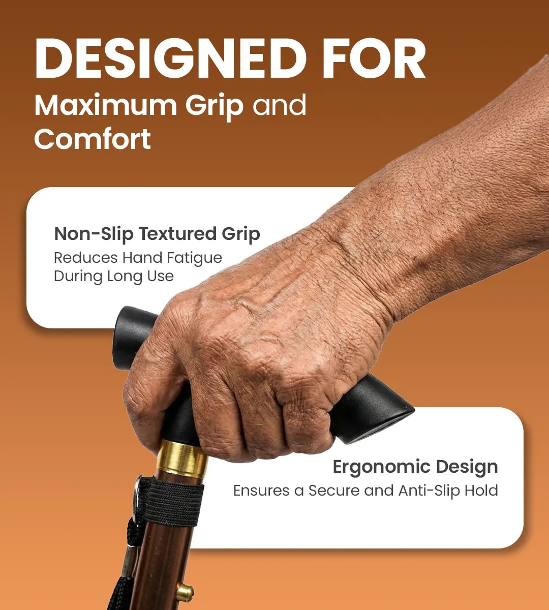 Foldable Walking Stick (Copper) image 5
