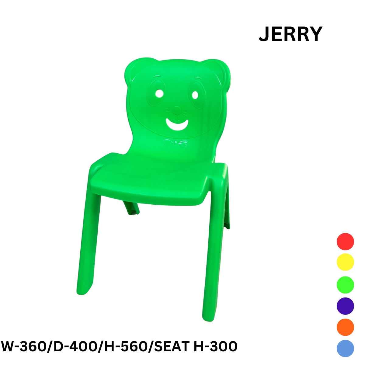 WERSA JERRY Plastic Kids Chair image 2