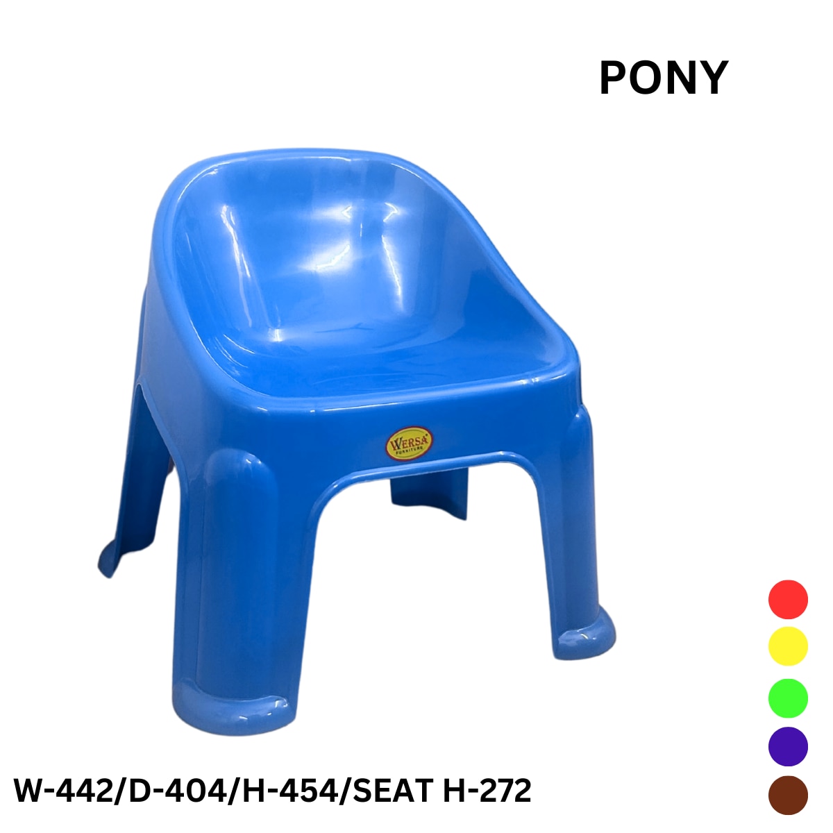 WERSA PONY Plastic Kids Chair image 5