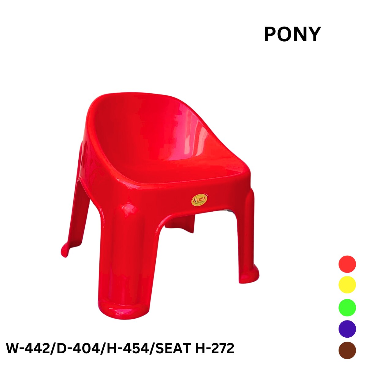 WERSA PONY Plastic Kids Chair image 8