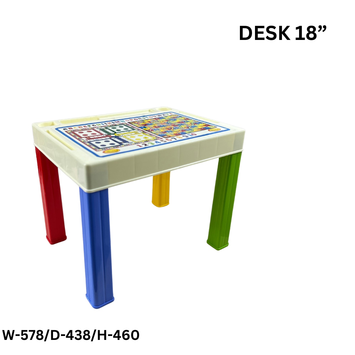 WERSA Kids Plastic Study Desk 18 Inch | Kids Activity & Learning Table image 2