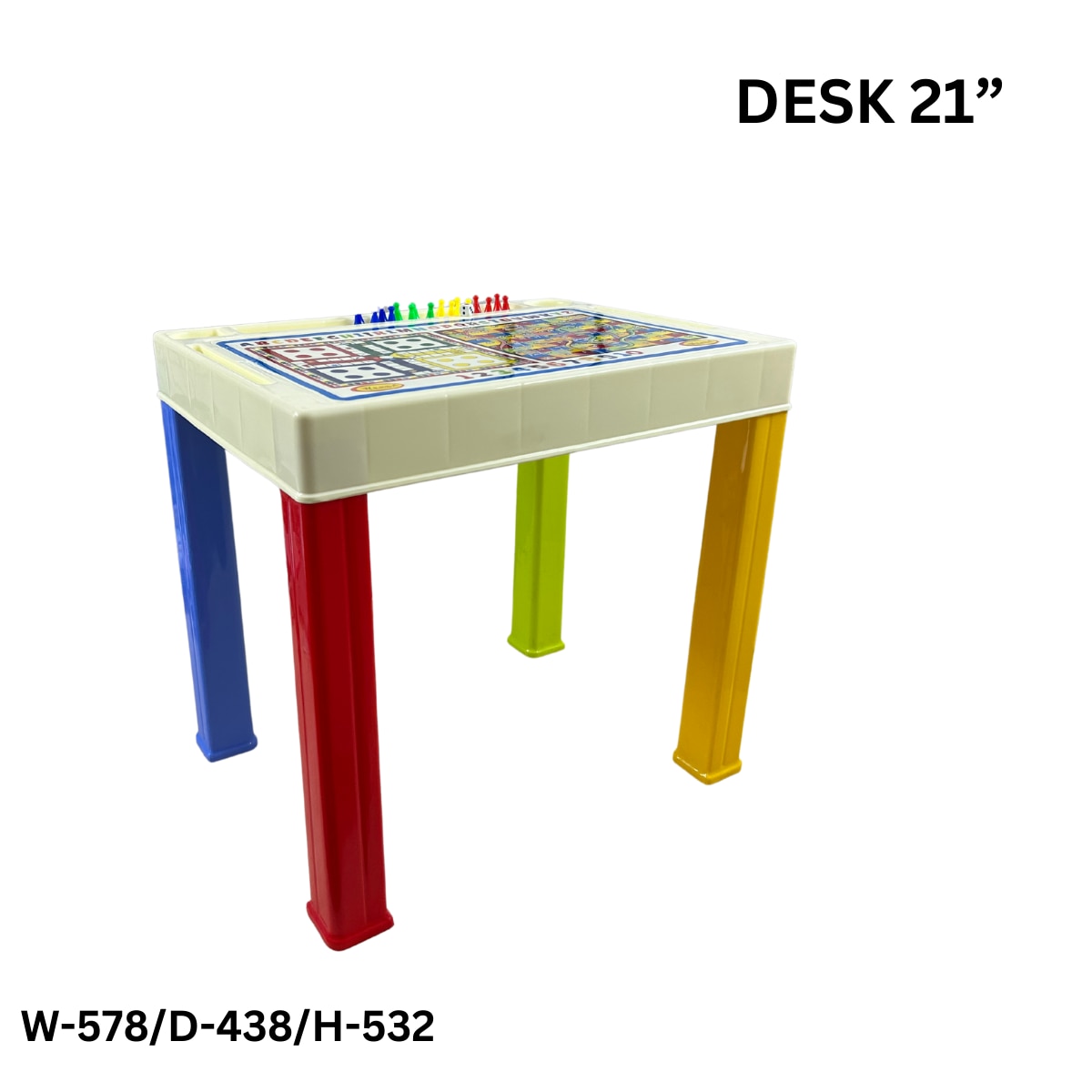 WERSA Kids Plastic Study Desk 21 Inch | Kids Activity & Learning Table image 2