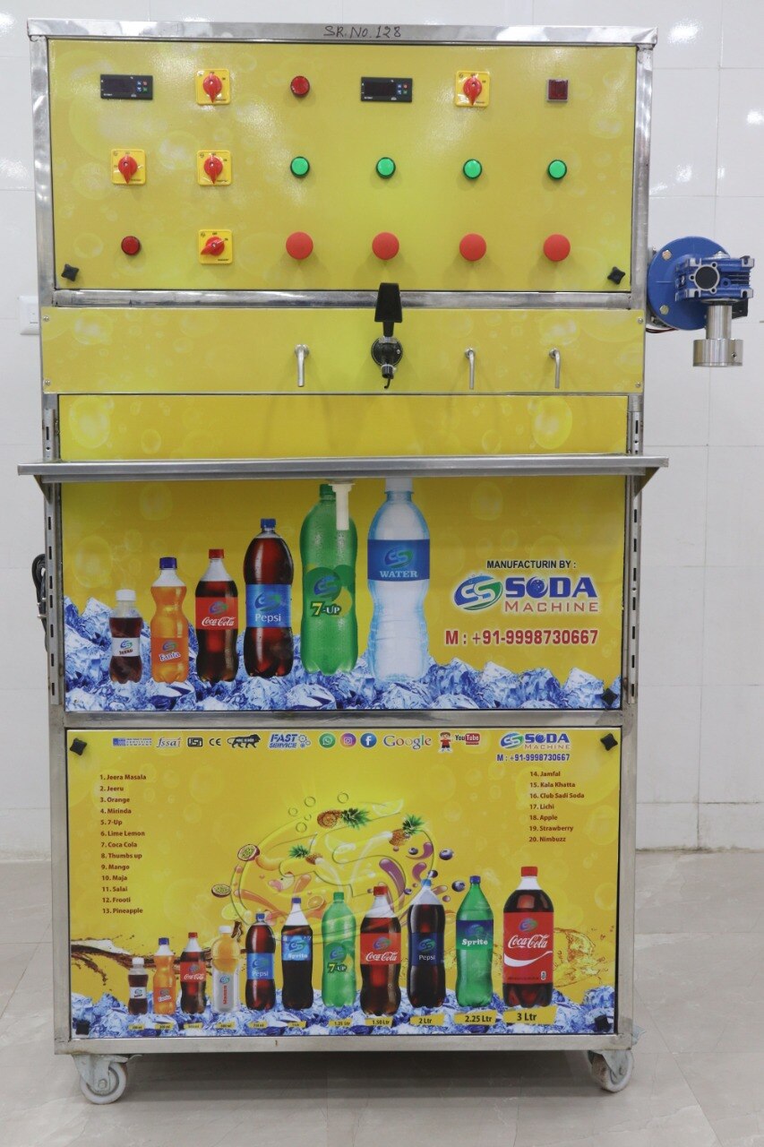 SODA BOTTLING PLANT 1+3 Ss Soda Machine, Ahmedabad (Karnavati)