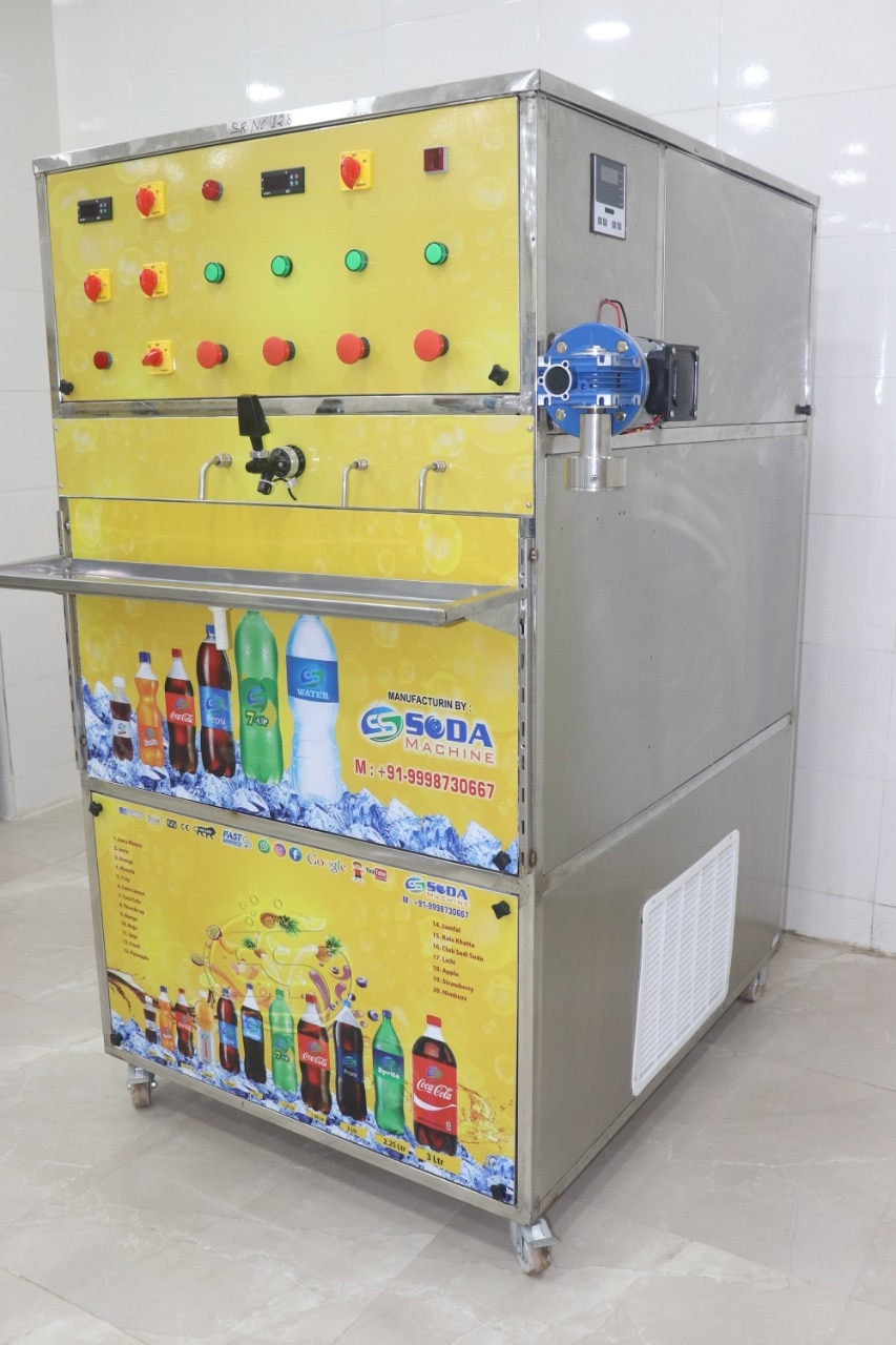SODA BOTTLING PLANT 1+3 Ss Soda Machine, Ahmedabad (Karnavati)
