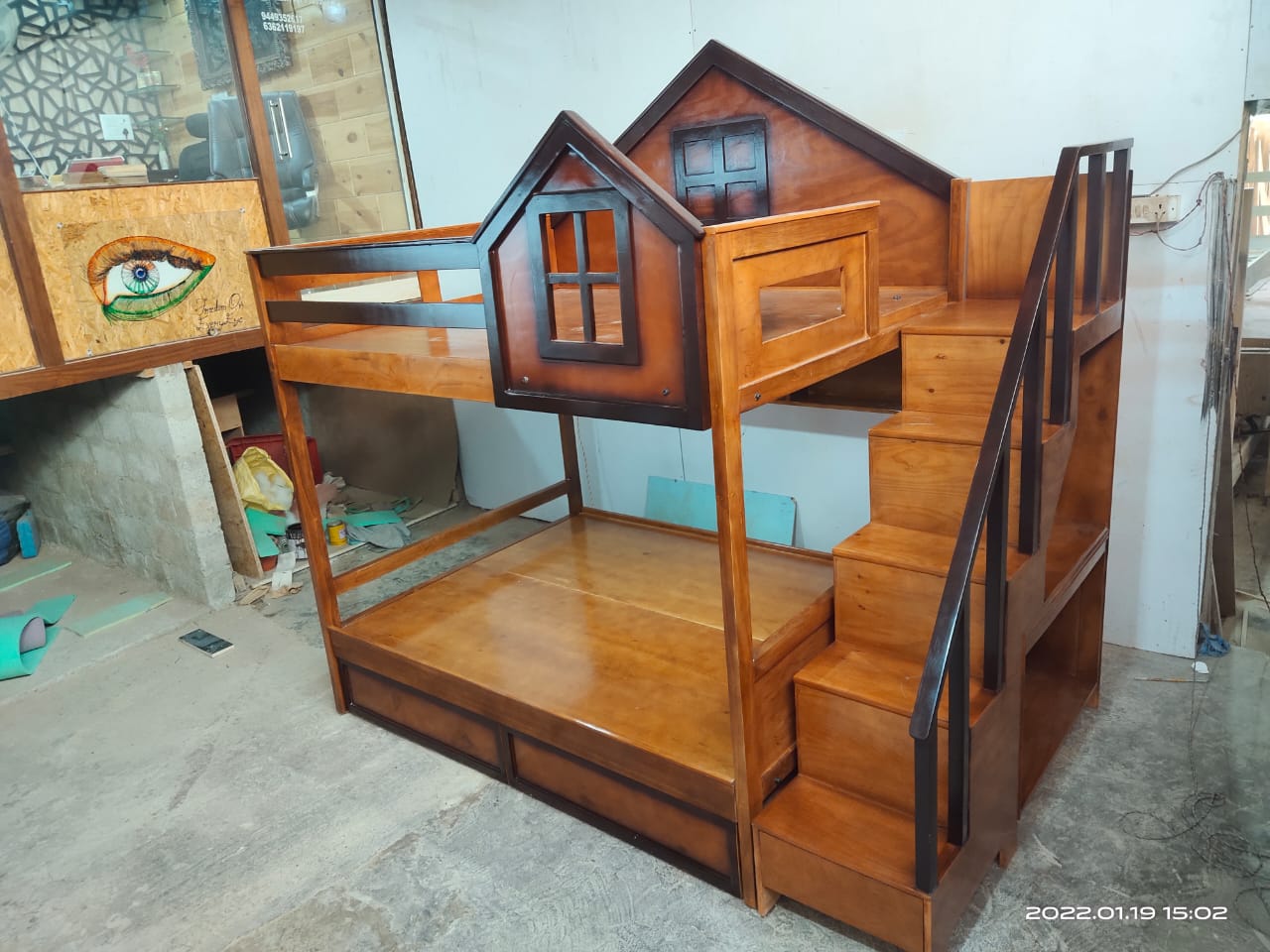Hut Model Bunk Bed image 2