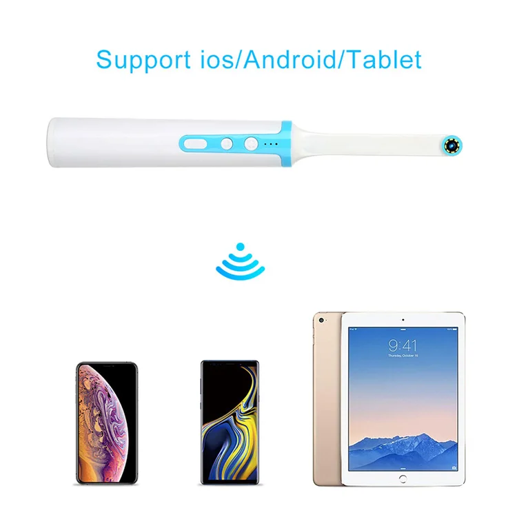 Wireless WiFi Oral Dental Camera 1080p HD Adjustable 8 LED Light wifi Intraoral Endoscope for Dentist Tool image 2