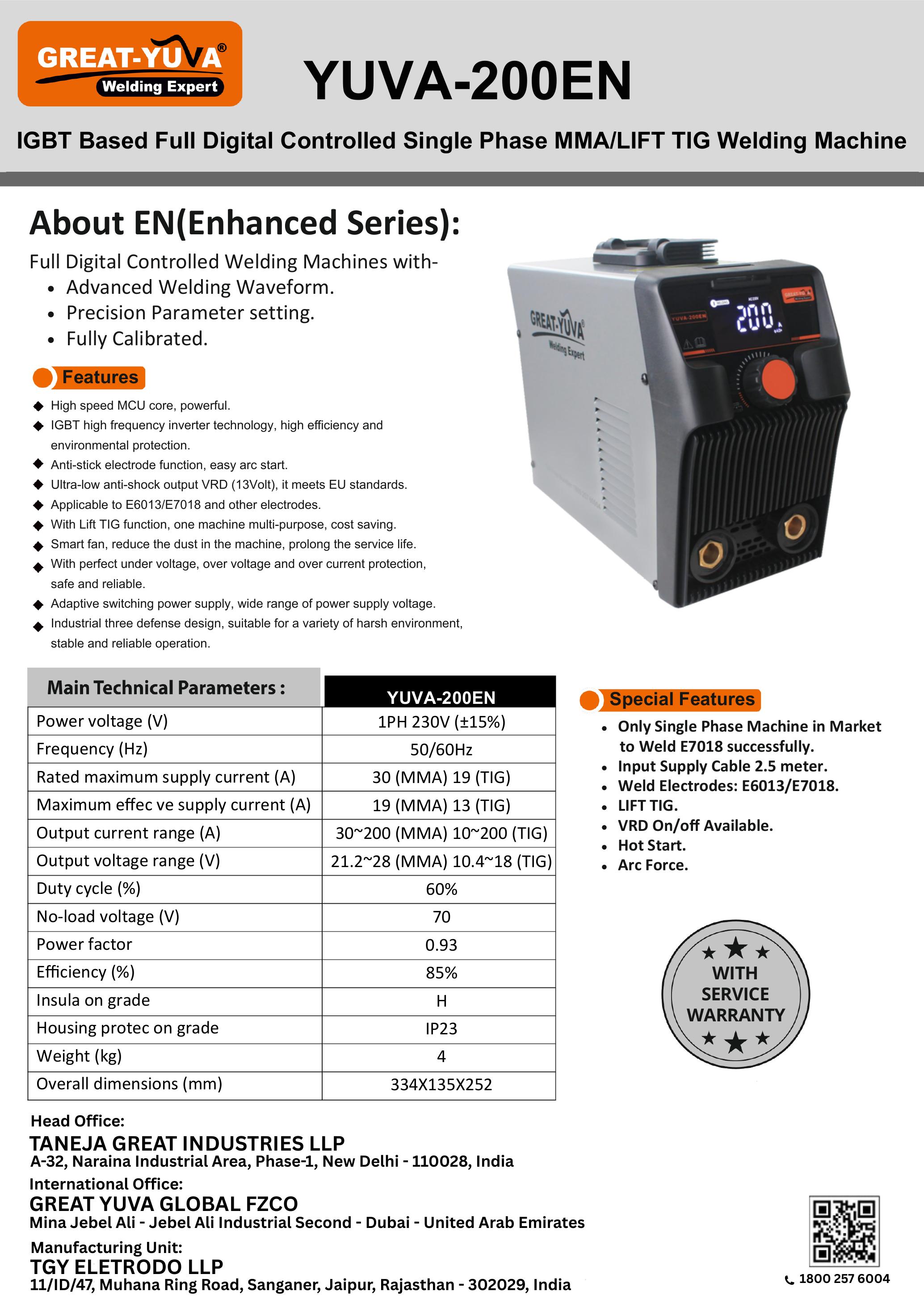 YUVA-200 EN SERIES IGBT BASED image 2