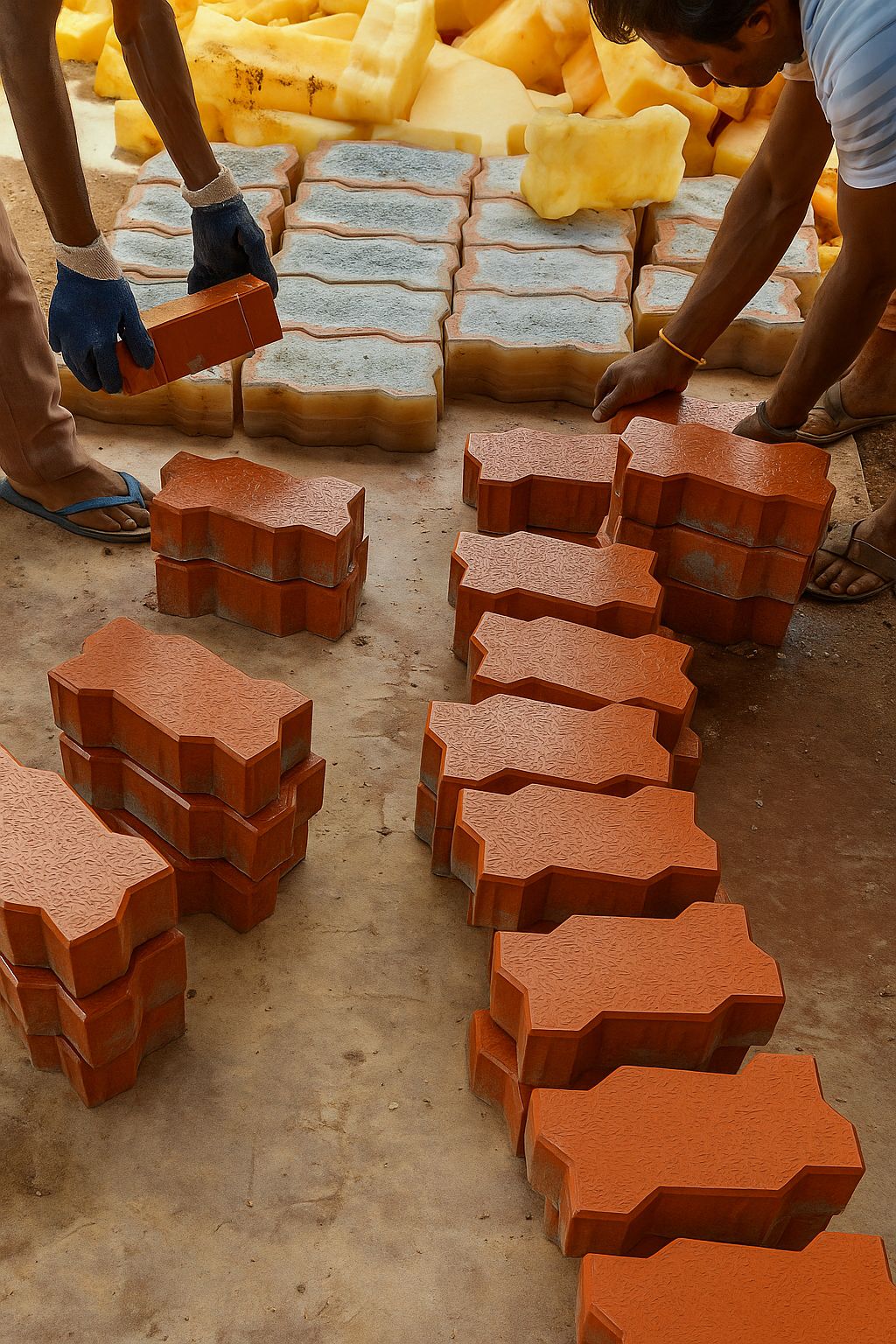 ZIG ZAG PAVER MOULD image 4