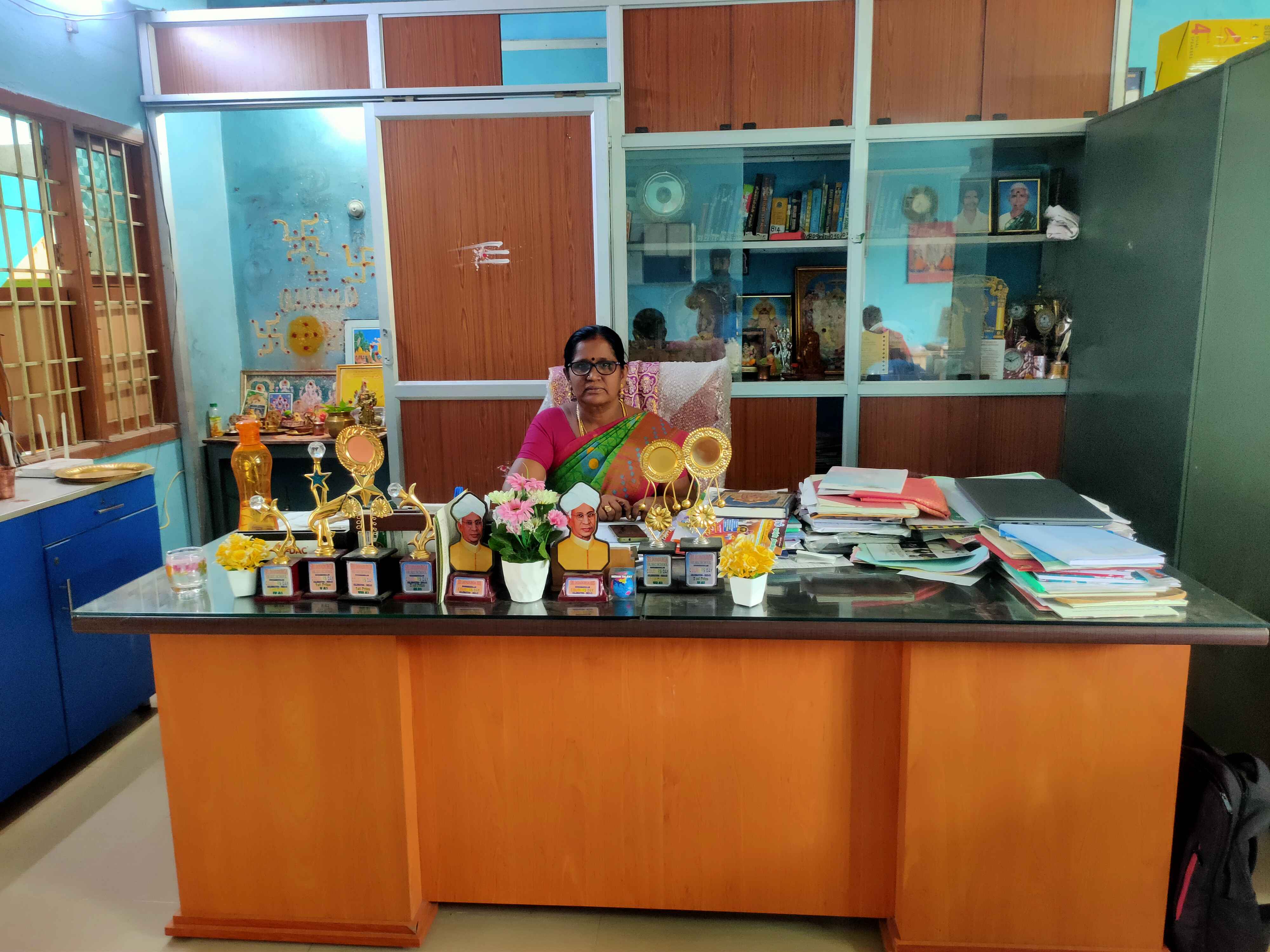 M.Vijaya M.A., B.Ed.,