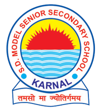 SD Model SR Sec School Karnal logo