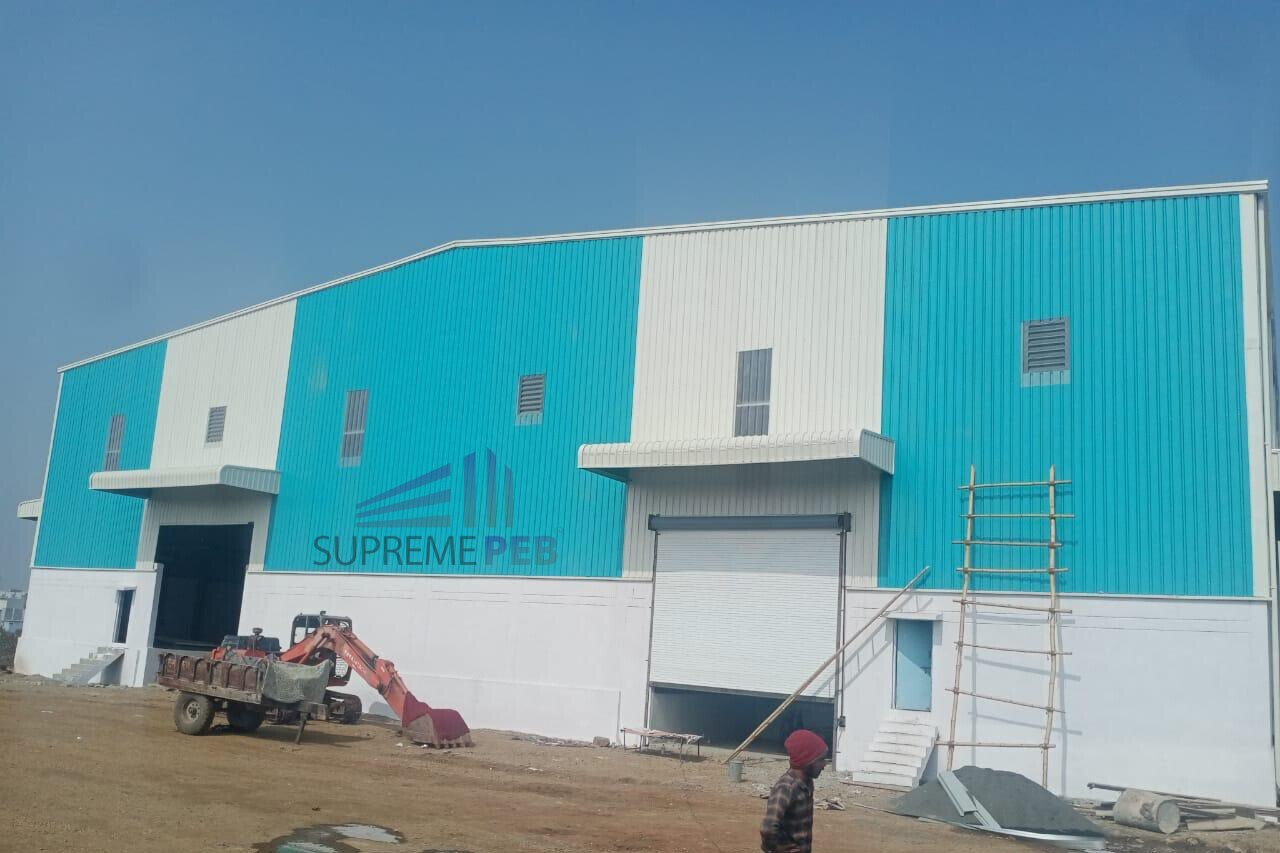 Steel Span PEB Shed