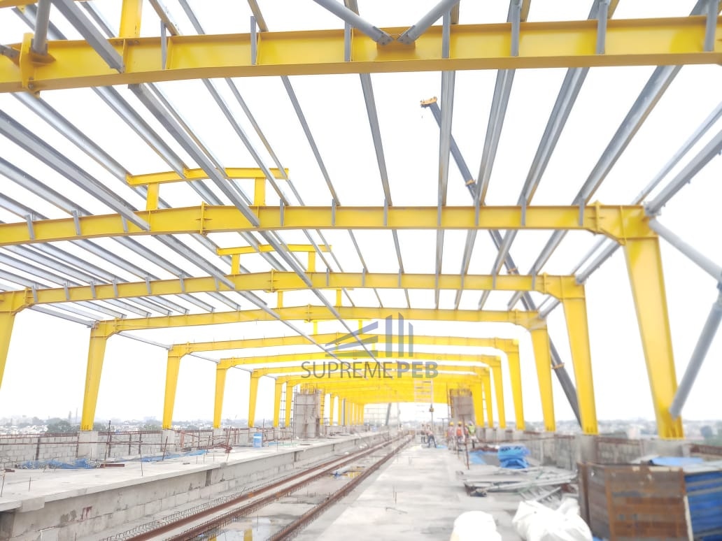 Mega  Metro PEB Steel Structure 
