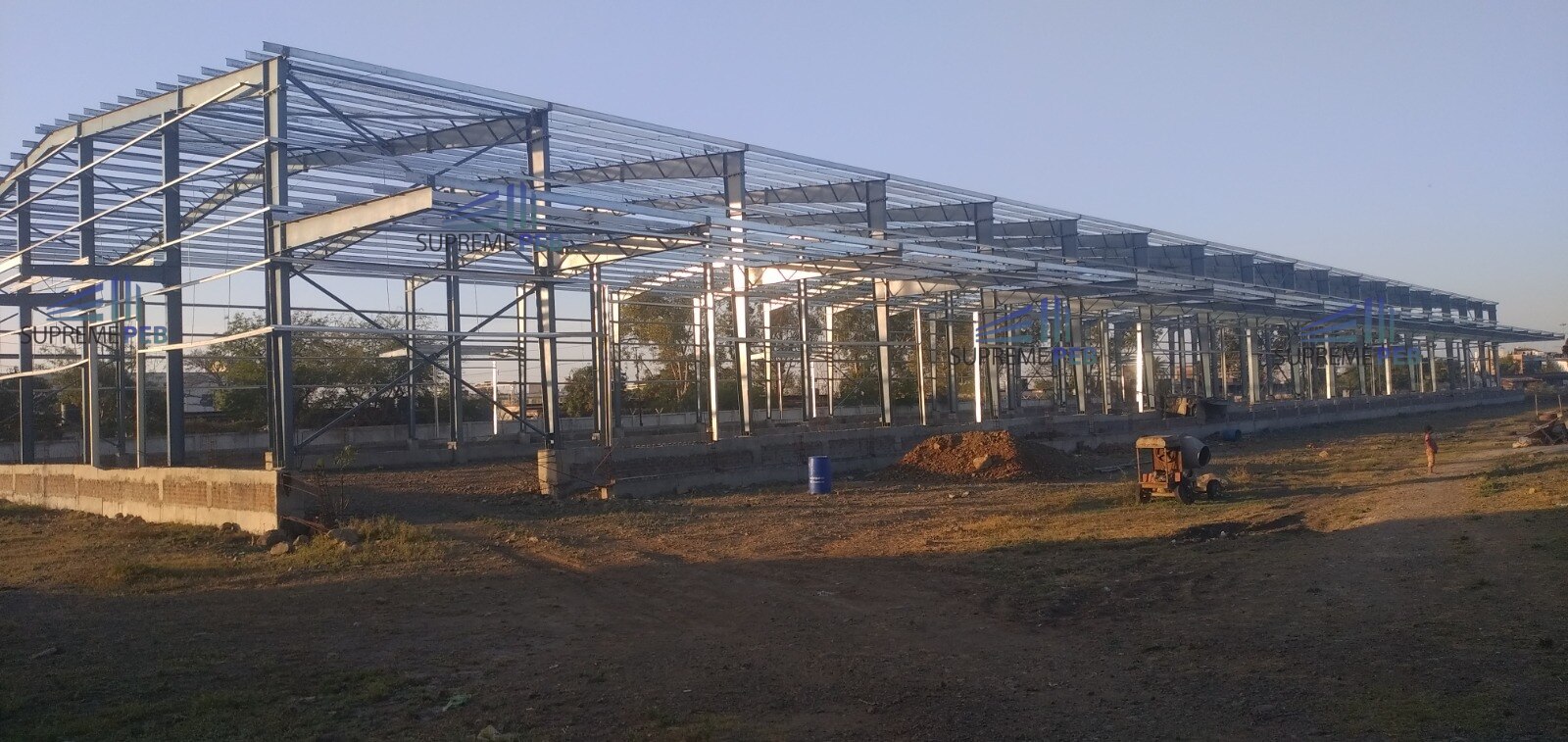 Commercial PEB Shed Construction