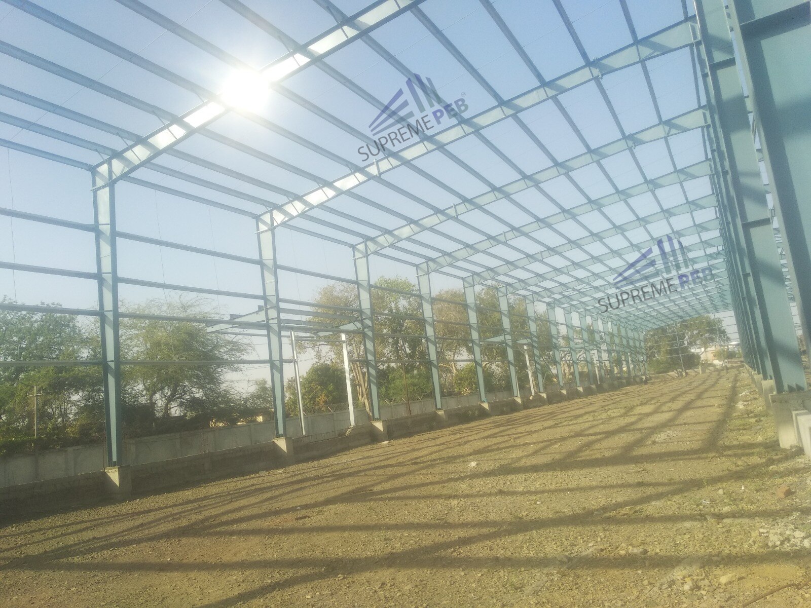 Commercial PEB Shed Construction