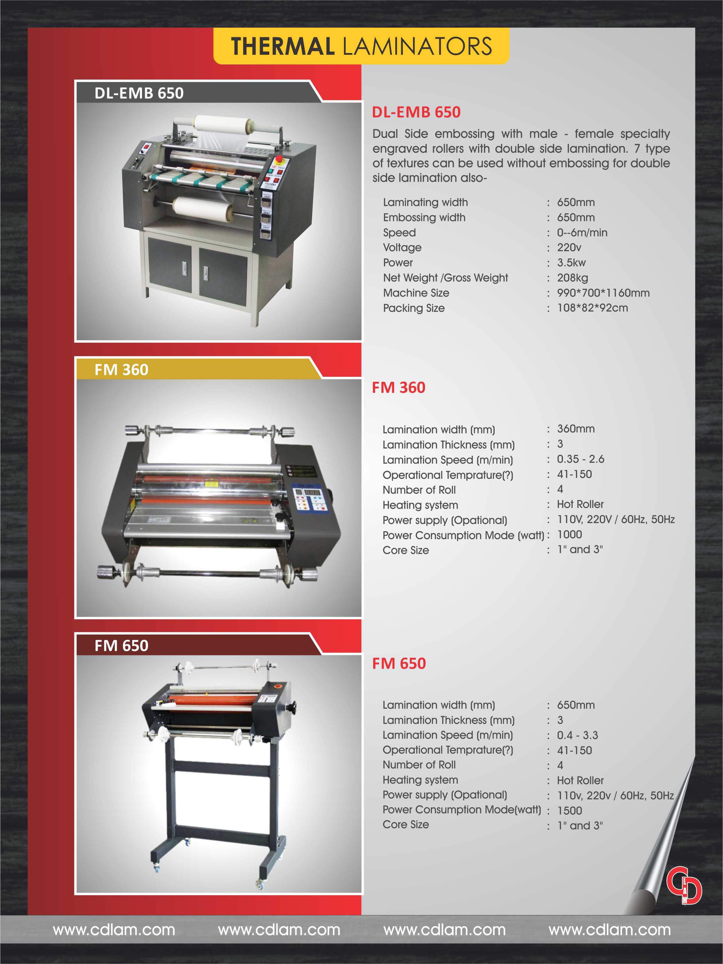 Foil Transfer machine CD LAM
